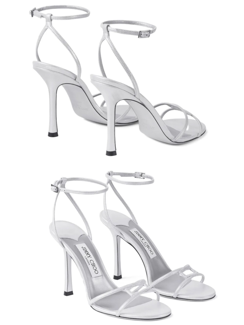 New Jimmy Choo 100mm 1998 Leo sandals $895 39